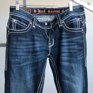 Rock revival size 31 boot cut jeans.